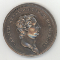 SLM 34384 - Medalj graverad av Johan Carl Hedlinger, Carl Reinhold Berch 1757