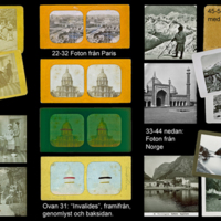 SLM 32117 1-54 - Stereoskopbilder från Frankrike, Norge, Sverige och Himalaya från 1900-talets början