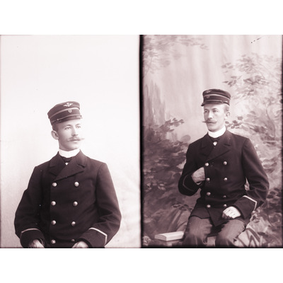 SLM X605-78 - Robert Berglund i uniform, 1901