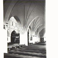 SLM M007358 - Interiör i Floda kyrka, 1890-tal