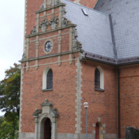 SLM D08-324 - Jäders kyrka. Exteriör, vapenhuset.