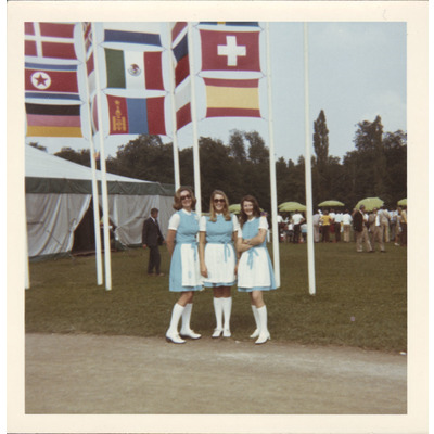 SLM P2017-0252 - Anna-Sophia von Celsing som värdinna under OS i München 1972.