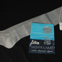 SLM 29806 - Silverlaméstrumpor från sybehörsaffären Leck´s Textil i Gnesta