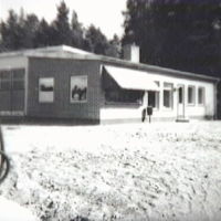 SLM POR57-5406-1 - Björkviks nybyggda busstation år 1957
