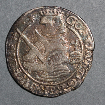 SLM 16821 - Mynt, 1 mark silvermynt 1543, Gustav Vasa