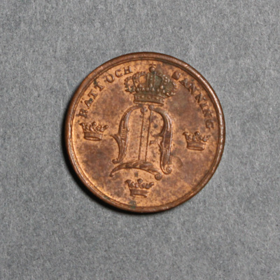 SLM 16646 - Mynt, 1/6 skilling banco kopparmynt 1847, Oscar I