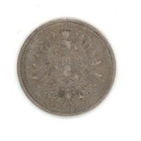 SLM 5808 31 - Mynt, 20 pfennig 1873, Wilhelm I av Tyskland
