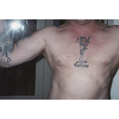 SLM P2017-0680 - Peter Länns tatuering, Lady Luck