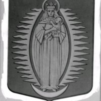 SLM M025291 - Heraldik, Maria med Jesusbarnet.