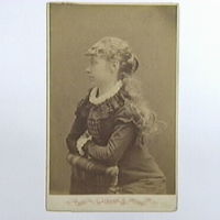 SLM M000583 - Alma Hammarström, ca 1870-tal