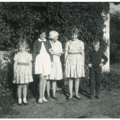 SLM P2017-0741 - Agnetas födelsedagskalas med kompisar, 1960