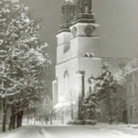 SLM M025236 - Klosters kyrka 1943