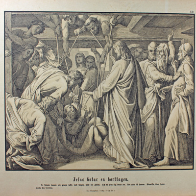 SLM 11064 45 - Skolplansch - Jesus botar en borttagen