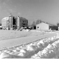 SLM POR52-1960 - Oppeby skola under byggperioden 1953.
