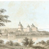 SLM M036303 - Gripsholms slott, litografi