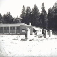 SLM POR57-5406-2 - Björkviks nybyggda busstation år 1957