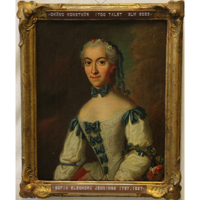 SLM 6025 - Oljemålning, friherrinnan Sofia Jennings född Rosenhane (1759-1837)