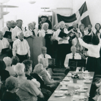 SLM P2015-276 - Toniåren och Klangen sjunger hos SPF i Nyköping, 1998