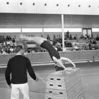 SLM OH0968-33-1 - Gymnastikuppvisning i Sporthallen i Nyköping 1961