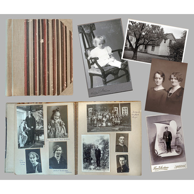 SLM 37912 1 - Fotoalbum från 1900-talets första del