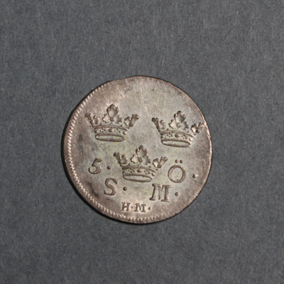 SLM 16388 - Mynt, 5 öre silvermynt 1760, Adolf Fredrik