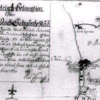SLM M034816 - Karta, Gimmersta säteri, av Eric Agner, 1684