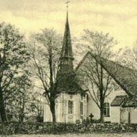SLM M016847 - Sköldinge kyrka och klockstapel