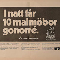 SLM 33010 7 - Affisch från RFSU, 