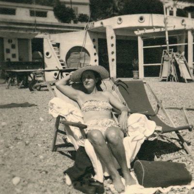SLM P2015-621 - Karin Wohlin på semesterresa på 1950-talet