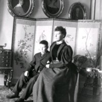 SLM Ö245 - Carl och Ingeborg Åkerhielm på Ökna, 1890-tal
