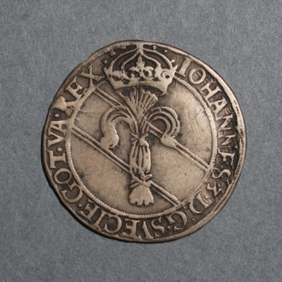 SLM 16832 - Mynt, 1 mark silvermynt typ III A 1590, Johan III