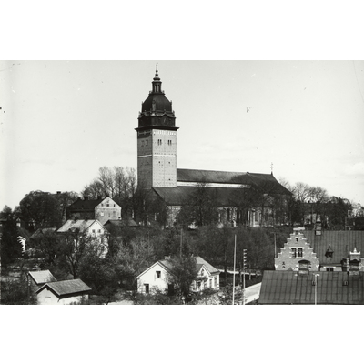 SLM SEM_Fg286 - Utsikt från Åkern 3 över Kungsträdgården i Strängnäs