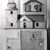 SLM A24-20 - Trosa lands kyrka, ritningar