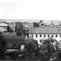 SLM M033684 - Utsikt från Borgareberget i Nyköping, åt väster, år 1934