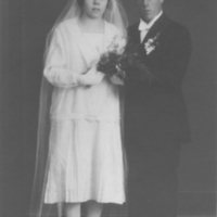 Oskar & Märta Axelssons bröllop på Vårdinge Prästgård 1927