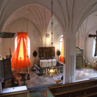 SLM D08-770 - Åkers kyrka, interiör