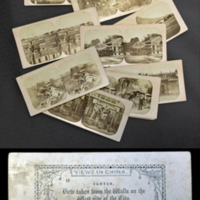 SLM 15547 1-12 - Stereoskopbilder från Kina, Canton och Hong Kong från 1890-talet