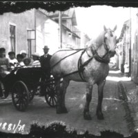 SLM X1881-78 - Barn åker hästskjuts