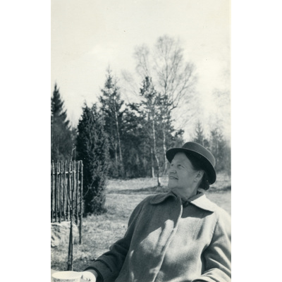 SLM P07-884 - Porträtt på Hilda Ljungquist 1951