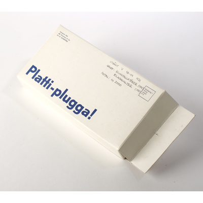 SLM 37627 - Postförpackning av Platti -Plugga, plugg för gipsväggar
