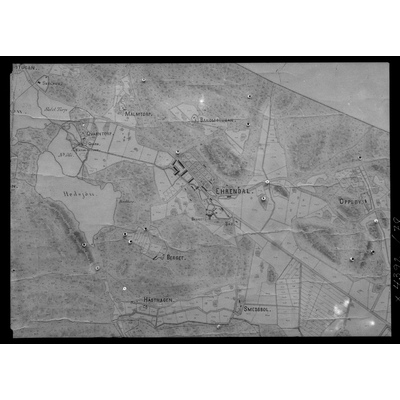 SLM X4392-78 - Karta över Ehrendals gård 1859