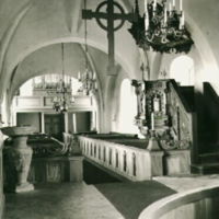 SLM A25-79 - Predikstol och dopfunt, Västermo kyrka
