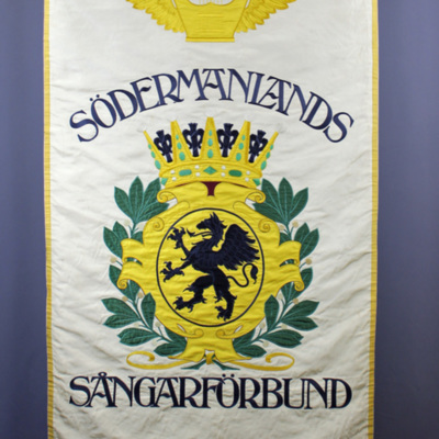SLM 37594 1-6 - Standar, Södermanlands Sångarförbund, från Manskören SN´s samlingar
