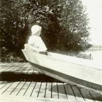 SLM P11-5716 - Dora Indebetou vid Mörkhulta, 1915