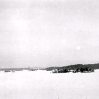 SLM M027882 - Snötäckt landskap vid Oxelösund, tidigt 1900-tal