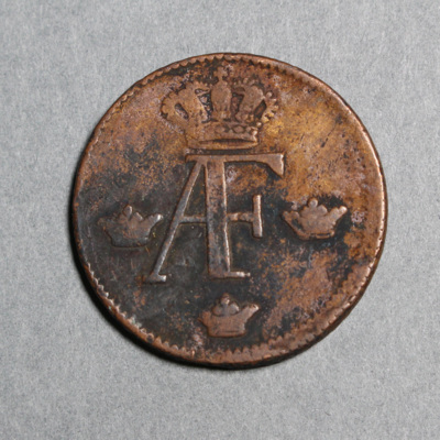 SLM 16936 - Mynt, 1 öre kopparmynt 1763, Adolf Fredrik