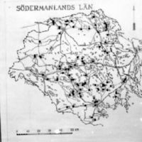 SLM A2-540 - Karta över Södermanland.
