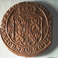 SLM 16025 - Mynt, 1 öre kopparmynt 1628 typ II, Gustav II Adolf