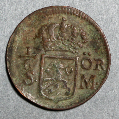 SLM 16232 - Mynt, 1/6 öre kopparmynt typ II A 1716, Karl XII