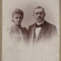 SLM P11-7161 - Jenny Qvist och Axel Teodor Sahlberg, 1860-talet
